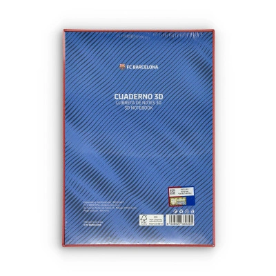 Carnet FC Barcelone Pixel Taille M