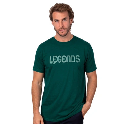 T-Shirt 1990 Legends Faces Dark Green