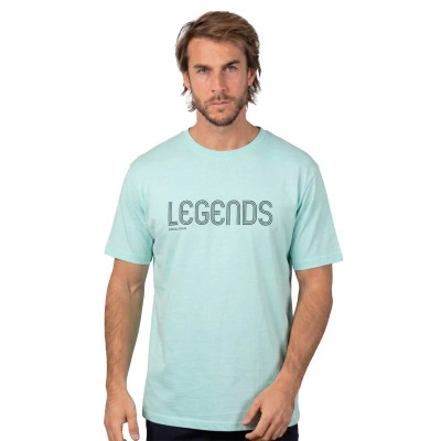 T-Shirt 1990 Legends Faces Ligth Green