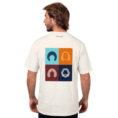 T-Shirt 1990 Legends Faces Off White