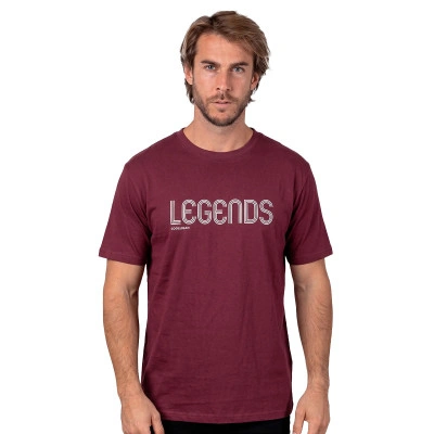 T-Shirt 1990 Legends Faces Burgundy