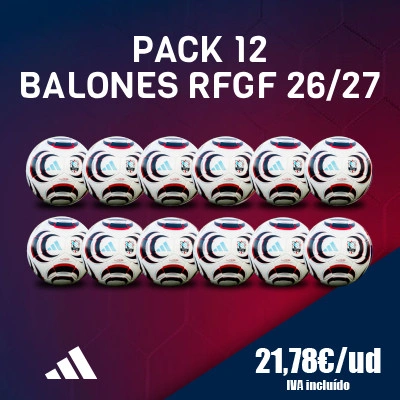 Ballon Pack 12 unidades RFGF 2026-2027