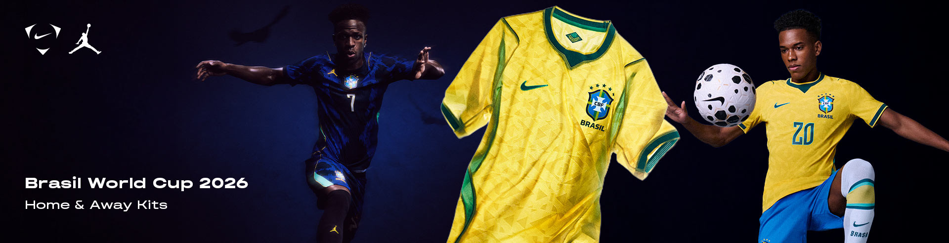 nike brasil wc 2026 away jordan kit all