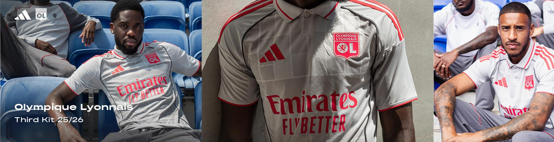 adidas olympique lyon 3rd kit 25 26