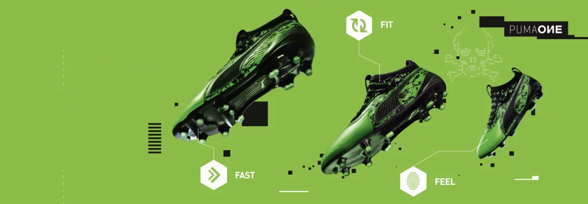 post card 19SS_Ecom-Global_TS_Football_Hacked-Pack_Q2_FullBleedHero-Desktop-Tech_1440x500px_PumaOne.webp